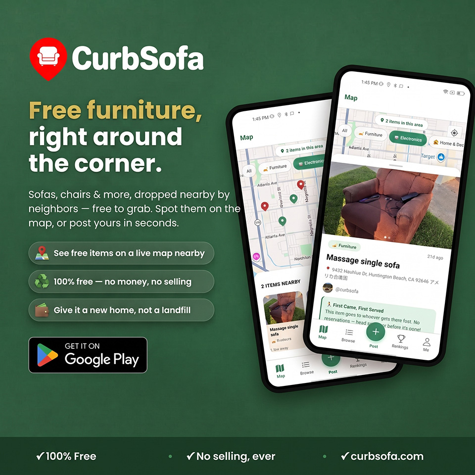 CurbSofa — free furniture, right around the corner